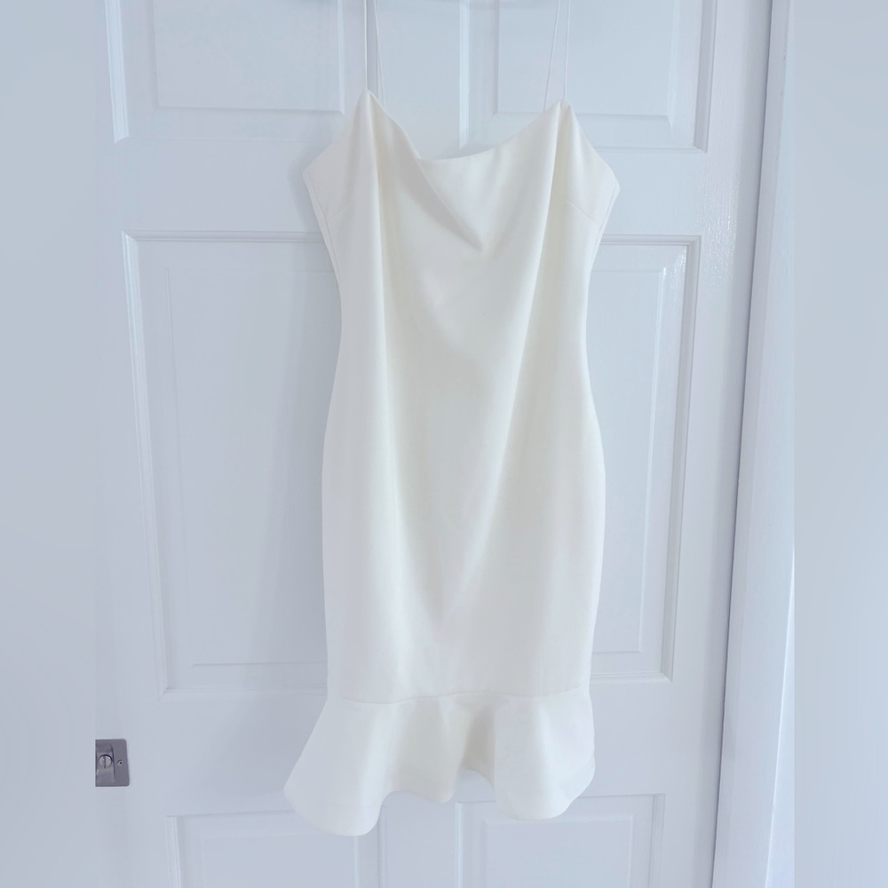 LIKELY Banks dress white size 8 NWOT